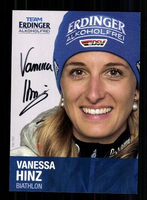 Vanessa Hinz Autogrammkarte Original Signiert Biathlon + A 228150