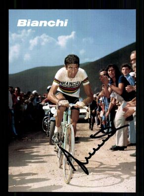 Felice Gimondi 1942-2019 Tour de France Sieger 1965 Original Signiert + A 228018