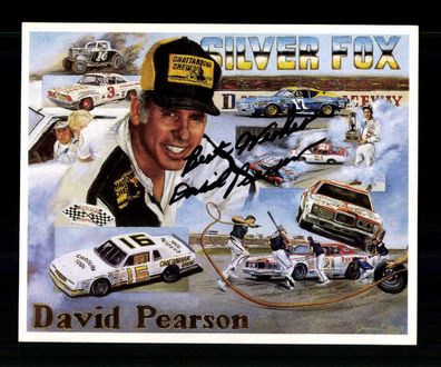 David Pearson 1934-2018 NASCAR Legende USA Original Signiert + A 228498