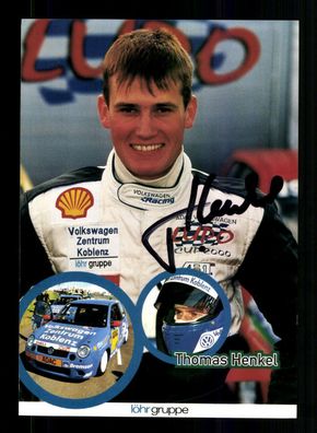 Thomas Henkel Autogrammkarte Original Signiert Motorsport + A 228549