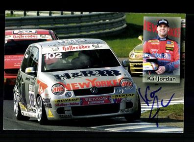 Kai Jordan Autogrammkarte Original Signiert Motorsport + A 228602