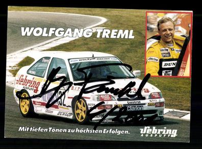 Wolfgang Treml Autogrammkarte Original Signiert Motorsport + A 228575
