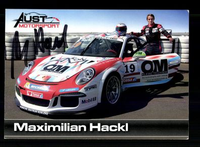Maximilian Hackl Autogrammkarte Original Signiert Motorsport + A 228586
