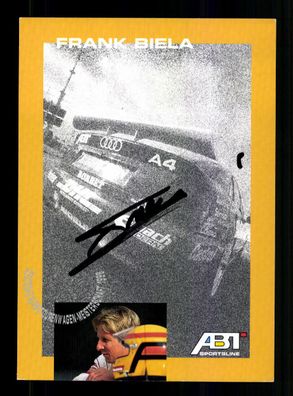 Frank Biela Autogrammkarte Original Signiert Motorsport + A 228517