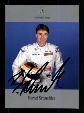 Bernd Schneider Autogrammkarte Original Signiert Motorsport + A 228535