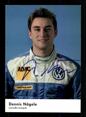 Dennis Nägele Autogrammkarte Original Signiert Motorsport + A 228547