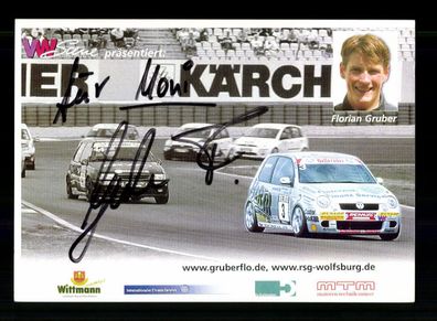 Florian Gruber Autogrammkarte Original Signiert Motorsport + A 228588