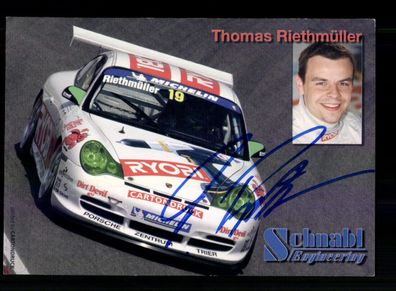 Thomas Riethmüller Autogrammkarte Original Signiert Motorsport + A 228593