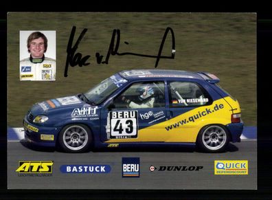 Marc Uwe von Niesewand Autogrammkarte Original Signiert Motorsport + A 228598