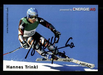 Hannes Trinkl Autogrammkarte Original Signiert Ski Alpine + A 227924