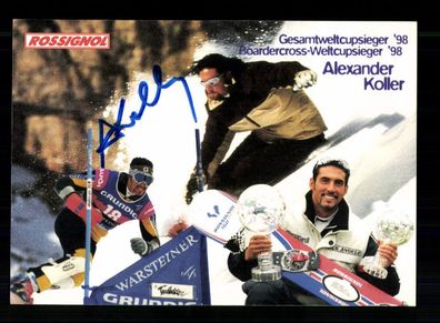 Alexander Koller Autogrammkarte Original Signiert Ski Alpine + A 227955
