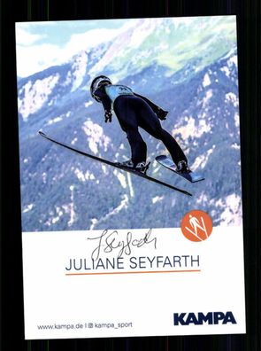 Juliane Seyfarth Autogrammkarte Original Signiert Skispringen + A 228155