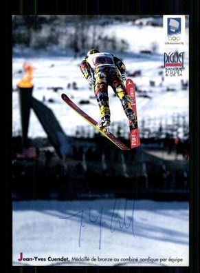Jean Yves Cuendet Autogrammkarte Original Signiert Skispringen + A 228172
