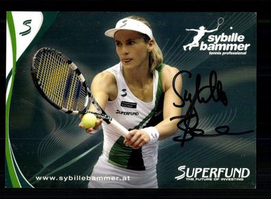 Sybille Bammer Autogrammkarte Original Signiert Tennis + A 227855