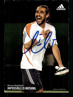 Marcos Baghdatis Autogrammkarte Original Signiert Tennis + A 227810
