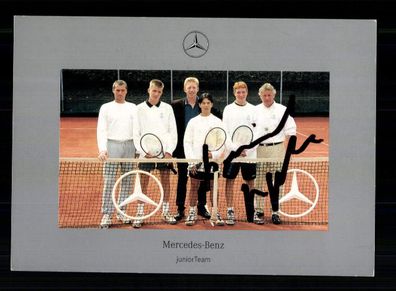 Unbekannt Autogrammkarte Original Signiert Tennis + A 227856