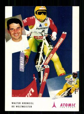 Walter Kroneisl Autogrammkarte Skibob Original Signiert + A 228188