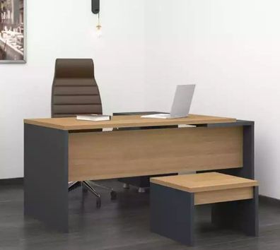 Eckschreibtisch Büro Möbel Holz Tisch Arbeitstisch Bürotisch Office 180x140