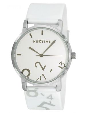 10x Armbanduhr Damen weiß silber Dropped von Nextime