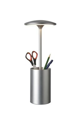 Sompex Pott Aluminium LED Schreibtischlampe leuchtender Stiftehalter