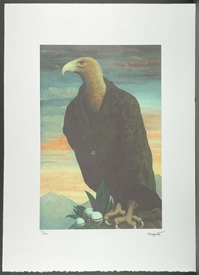 RENÉ Magritte * The Present * 50 x 70 cm * signed lithograph * limited