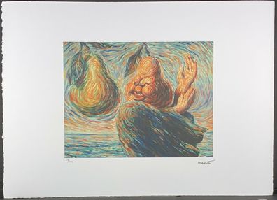 RENÉ Magritte * Lyricism * 50 x 70 cm * signed lithograph * limited