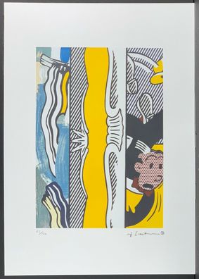 ROY Lichtenstein * Two Paintings: Dagwood * signed lithograph * limited # 65/150
