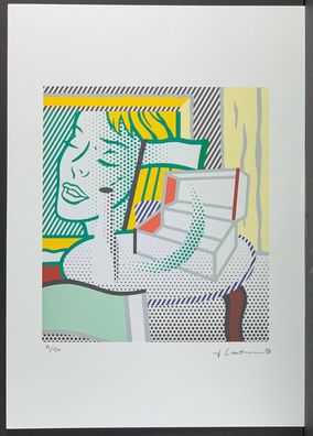 ROY Lichtenstein * Interior with Painting * signed lithograph * limited # 81/150