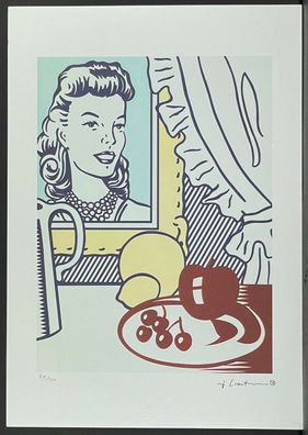 ROY Lichtenstein * Still Life with Portrait * signed lithograph * limited # 84/150