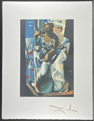 Salvador DALI * Venus and Sailor * 50 x 60 cm * signed lithograph * limited