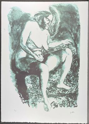 RENATO Guttuso * Untitled * signed lithograph * limited # 30/50