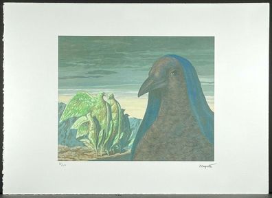 RENÉ Magritte * The charming Prince * 50 x 70 cm * signed lithograph * limited