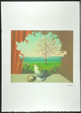 RENÉ Magritte * Plagiarism * 50 x 70 cm * signed lithograph * limited