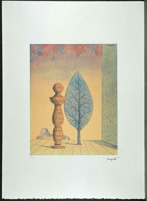RENÉ Magritte * Spirit and Form * 50 x 70 cm * signed lithograph * limited