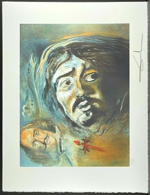 Salvador DALI * Velazquez and a Figure * 50 x 60 cm * signed lithograph * limited