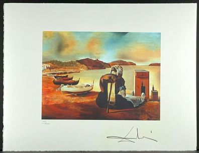 Salvador DALI * Weaning from the...* 50 x 60 cm * signed lithograph * limited