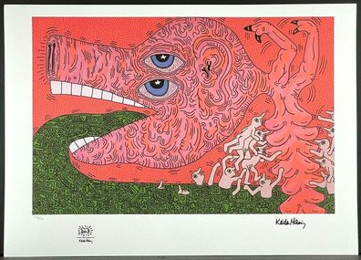 KEITH HARING * Untitled * signed lithograph * limited # 130/150