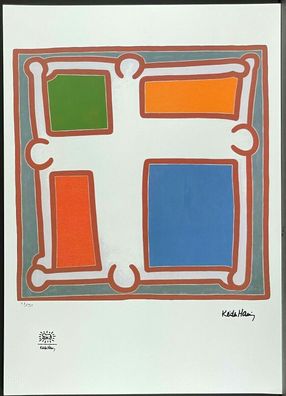 KEITH HARING * Untitled * signed lithograph * limited # 28/150