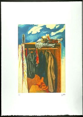 RENATO Guttuso * Realist Wardrobe * signed lithograph * limited # 6/50