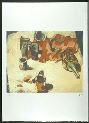 RENATO Guttuso * Still Life * signed lithograph * limited # 19/50
