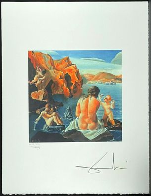 Salvador DALI * Venus and Cupids * 50 x 60 cm * signed lithograph * limited