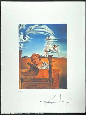 Salvador DALI * Melancholia* 50 x 60 cm * signed lithograph * limited