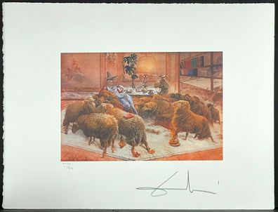 Salvador DALI * Sheep * 50 x 60 cm * signed lithograph * limited