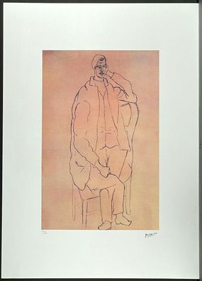 PABLO Picasso * 50 x 70 cm * signed lithograph * limited # 101/200