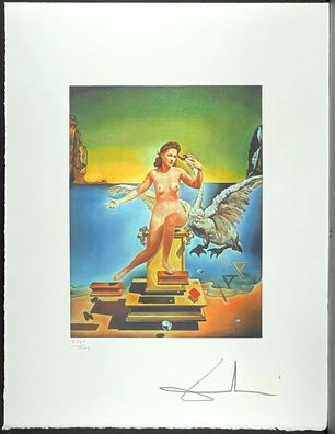 Salvador DALI * Atomic Leda * 50 x 60 cm * signed lithograph * limited
