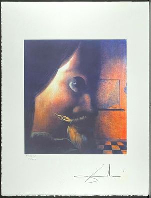 Salvador DALI * The Image disappears * 50 x 60 cm * signed lithograph * limited