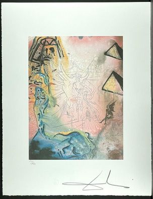 Salvador DALI * Moise und Monotheismus * 50 x 60 cm * signed lithograph * limited