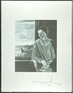 Salvador DALI * Portrait of Sefiora * 50 x 60 cm * signed lithograph * limited