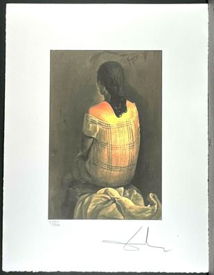 Salvador DALI * Woman from the Back * 50 x 60 cm * signed lithograph * limited