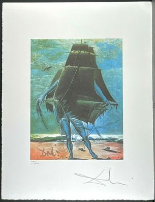 Salvador DALI * The Ship * 50 x 60 cm * signed lithograph * limited